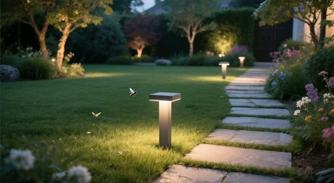 庭院美學新維度：極簡主義南德太陽能草坪燈重塑光影藝術