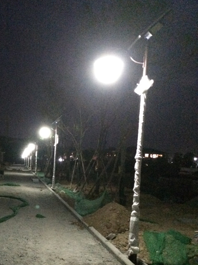 陜西省咸陽(yáng)市太陽(yáng)能路燈工程案例