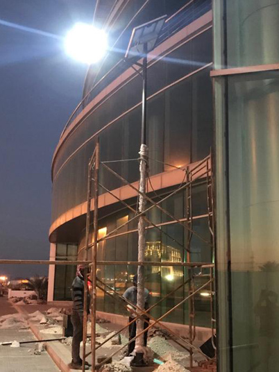 阿曼-50W太陽(yáng)能路燈工程案例