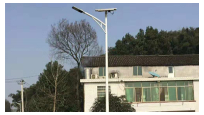 6米太陽能路燈“點(diǎn)亮”美麗鄉(xiāng)村路