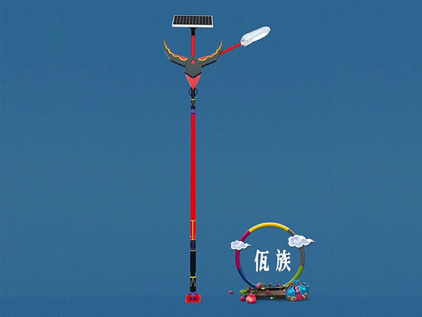 太陽(yáng)能民族特色路燈  南德103