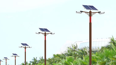 太陽能路燈接線需要注意的事項