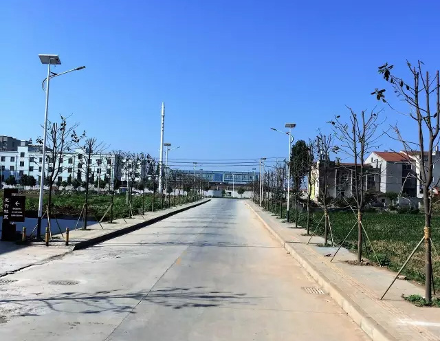 湖北襄陽市龍王鎮(zhèn)太陽能路燈工程案例