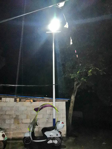 廣西崇左大新縣全茗鎮(zhèn)靈熬村布靈屯太陽(yáng)能路燈工程案例