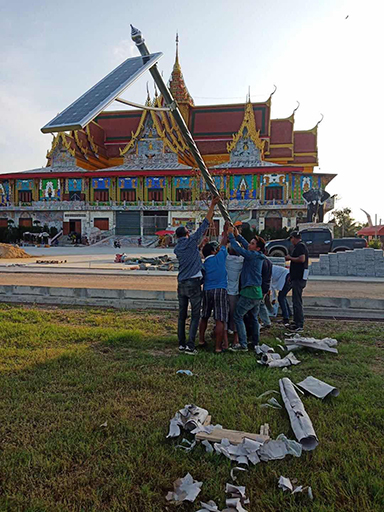 太陽(yáng)能一體化路燈在東南亞的應(yīng)用場(chǎng)景