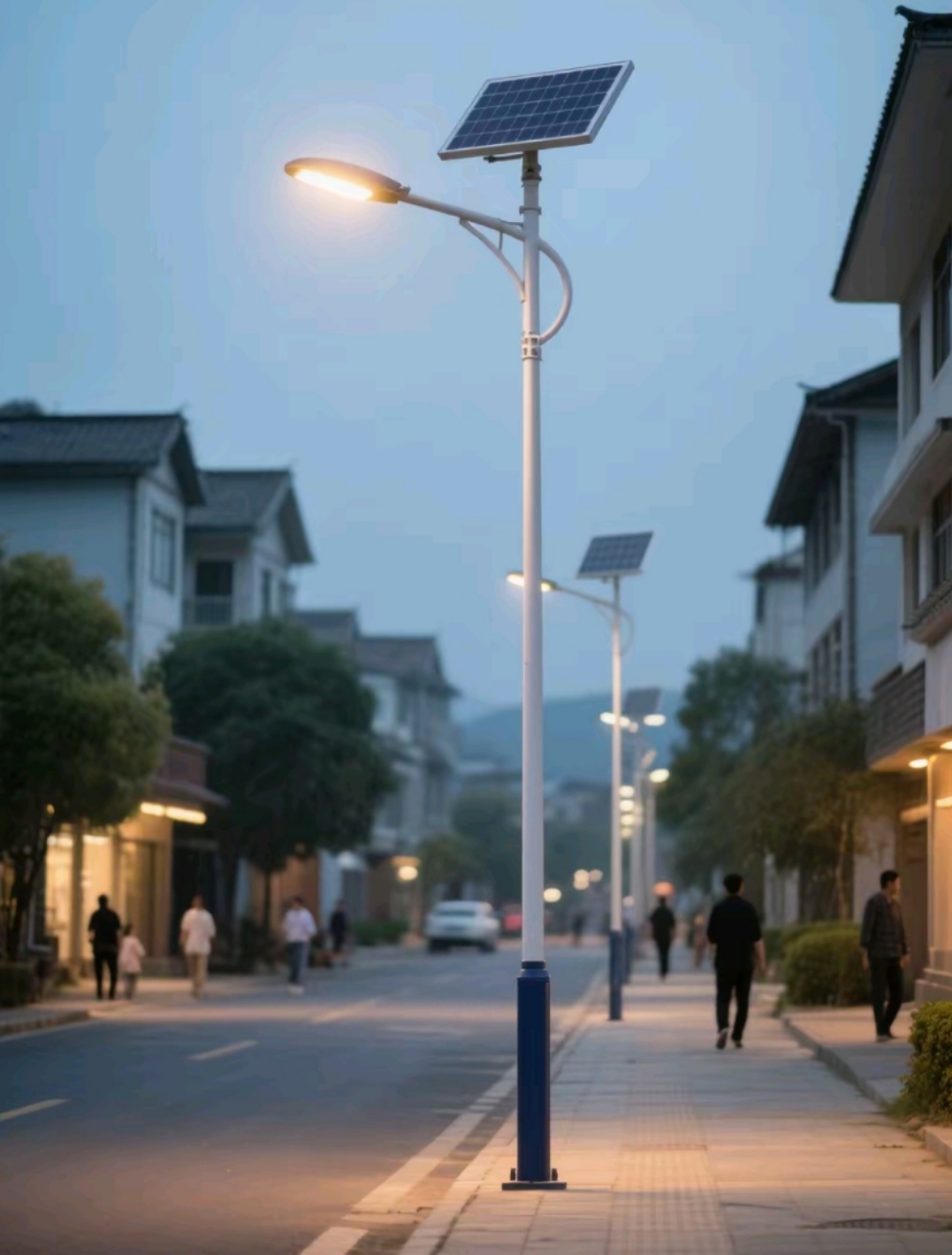 智能光控，無懼黑夜，太陽能路燈點亮安心回家路