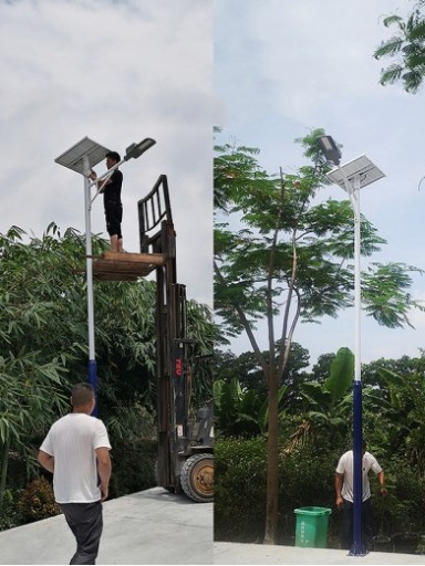 點亮”群眾出行路 路燈亮化暖民心