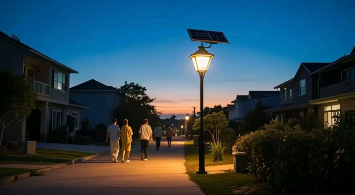 告別電費賬單，擁抱綠色光明：太陽能路燈點亮生活