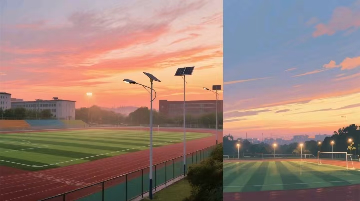 晝夜無(wú)縫銜接：校園運(yùn)動(dòng)區(qū)智慧照明新選擇