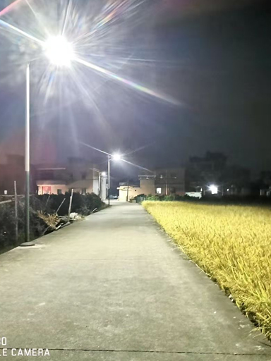 四川南充營山：鄉(xiāng)村裝上太陽能路燈 村民已不“打黑摸”